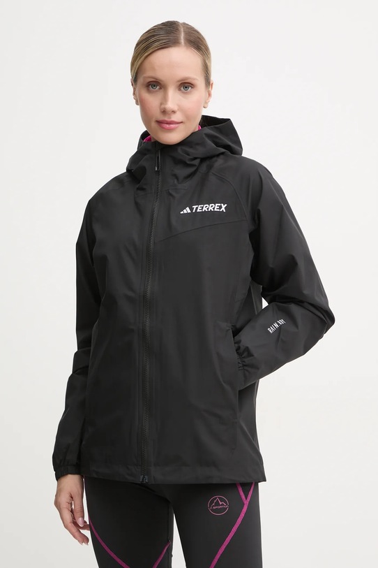 Nepromokavá bunda adidas TERREX Multi nezateplené černá JN8813