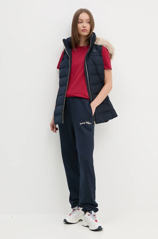 Αμάνικο από πούπουλα Tommy Hilfiger WW0WW43634 σκούρο μπλε AW24