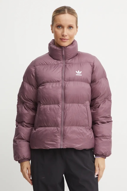 adidas Originals geaca cu captuseala violet JD0419
