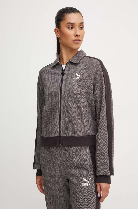 Хлопковая кофта Puma хлопок чёрный 626797