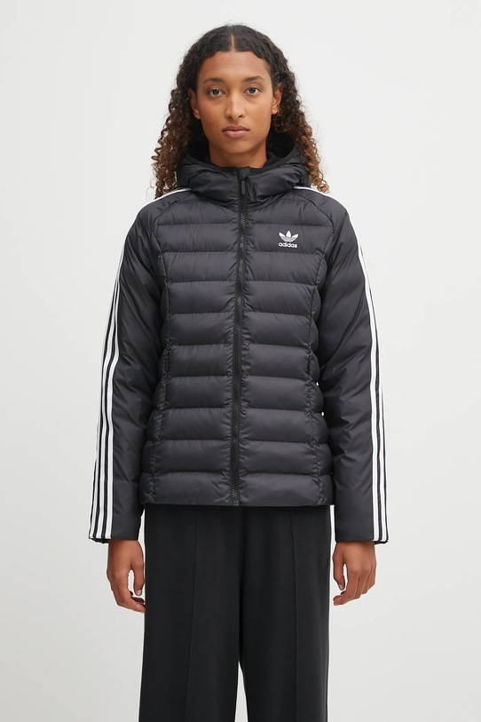 Jakna adidas Originals s toplom postavom crna IW5849