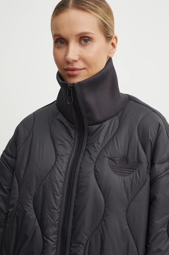 Μπουφάν adidas Originals μαύρο IW5862