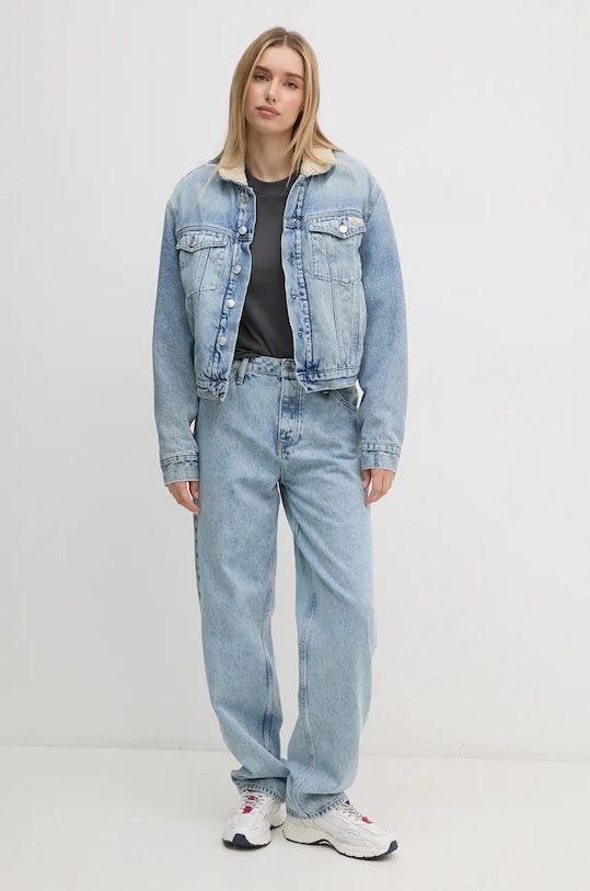 Μπουφάν Calvin Klein Jeans J20J224096 μπλε AW24