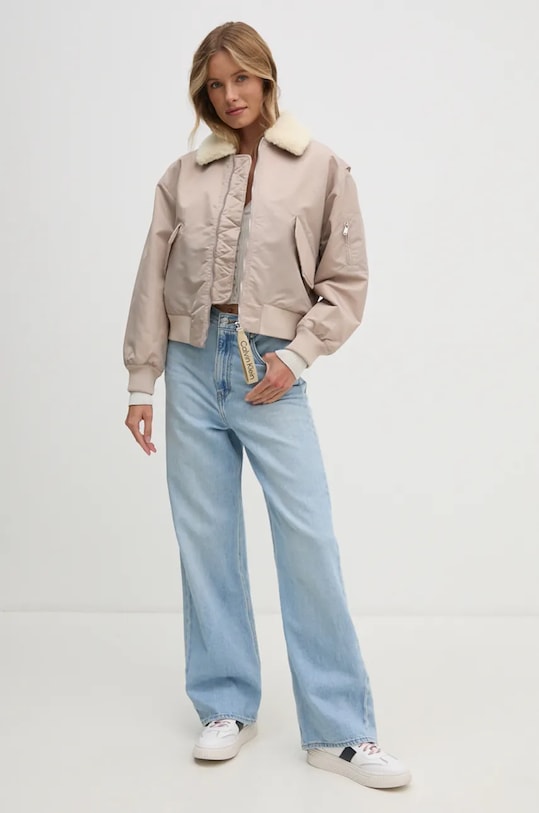 Bunda Calvin Klein Jeans J20J224115 béžová AW24