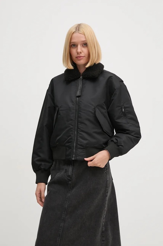 Куртка Calvin Klein Jeans з підкладкою чорний J20J224115