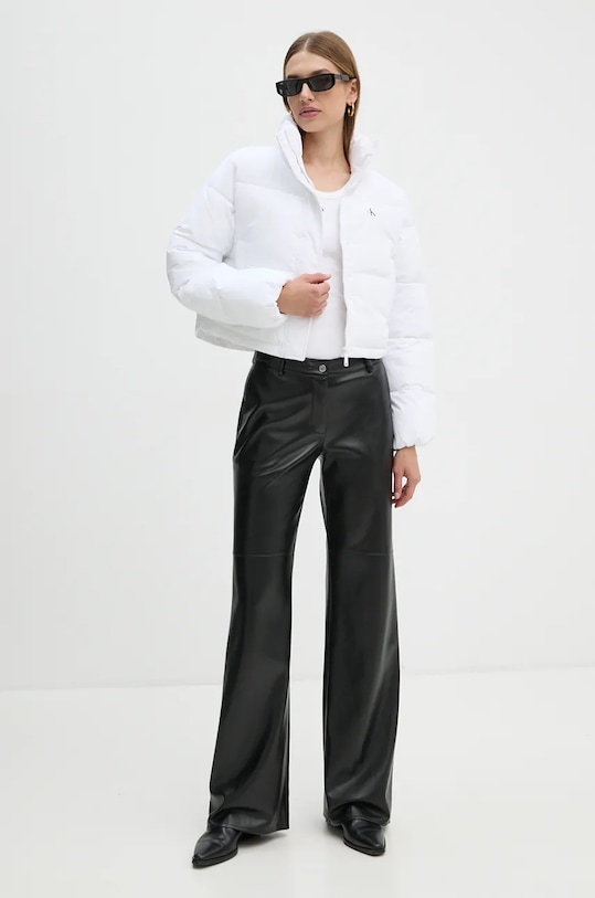 Calvin Klein Jeans geaca J20J224615 alb AW24