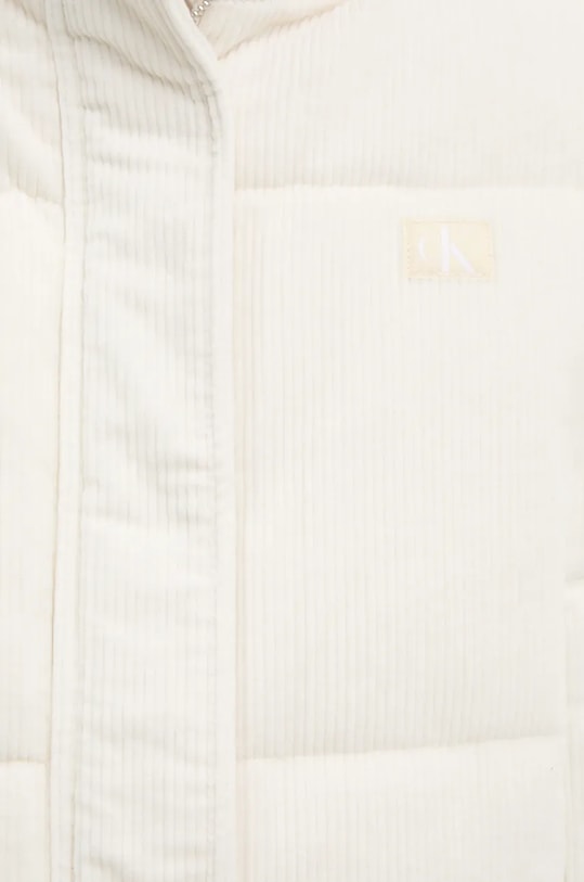 Μπουφάν με κορδόνι Calvin Klein Jeans J20J224620 λευκό