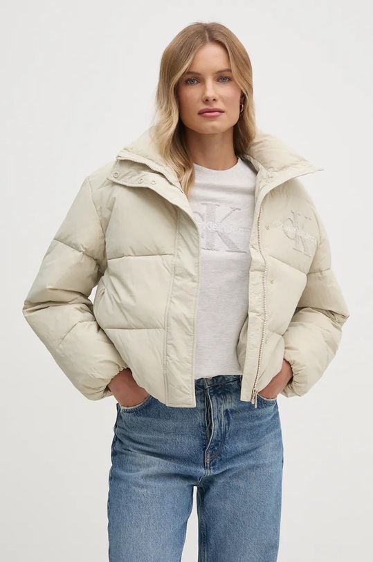 Jakna Calvin Klein Jeans bež J20J224681