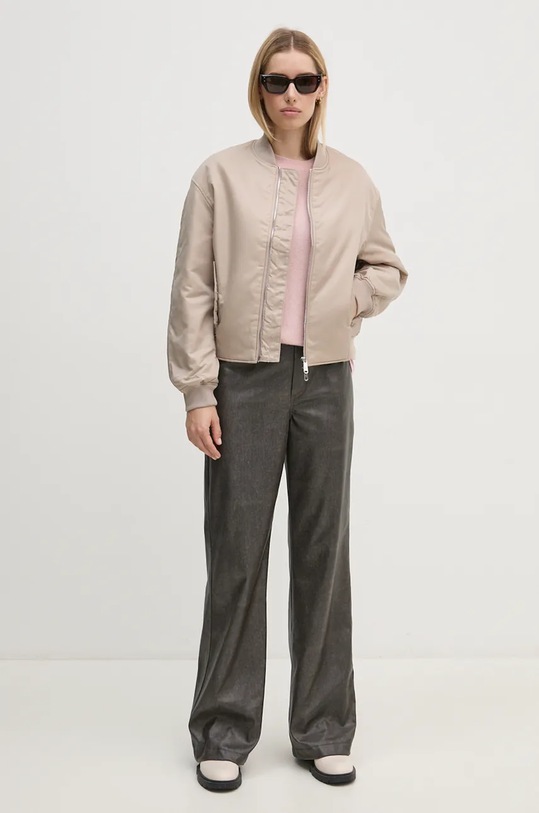 Куртка-бомбер Calvin Klein Jeans 00040WL591 бежевий AW24