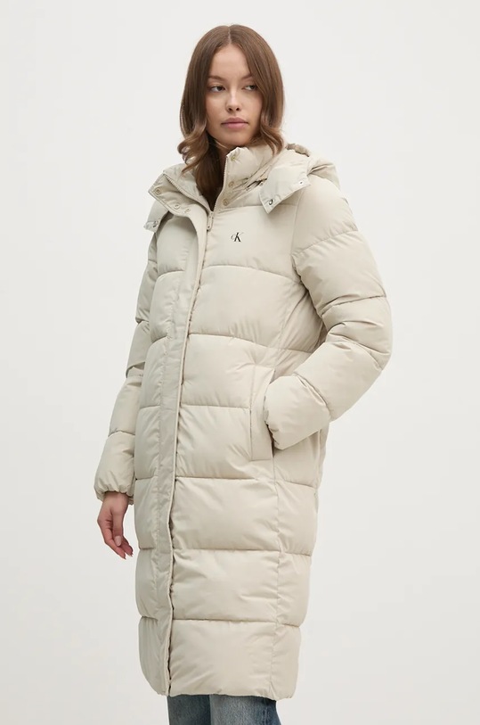 Куртка Calvin Klein Jeans з утепленням бежевий J20J224104
