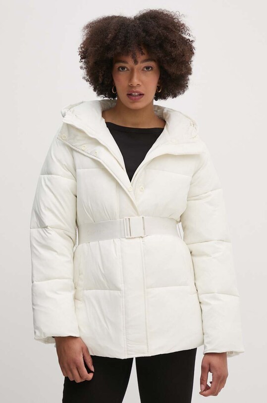 Calvin Klein Jeans geaca cu captuseala alb J20J224107
