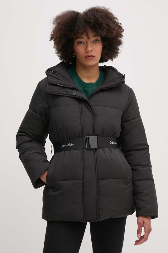 Bunda Calvin Klein Jeans s podšívkou černá J20J224107