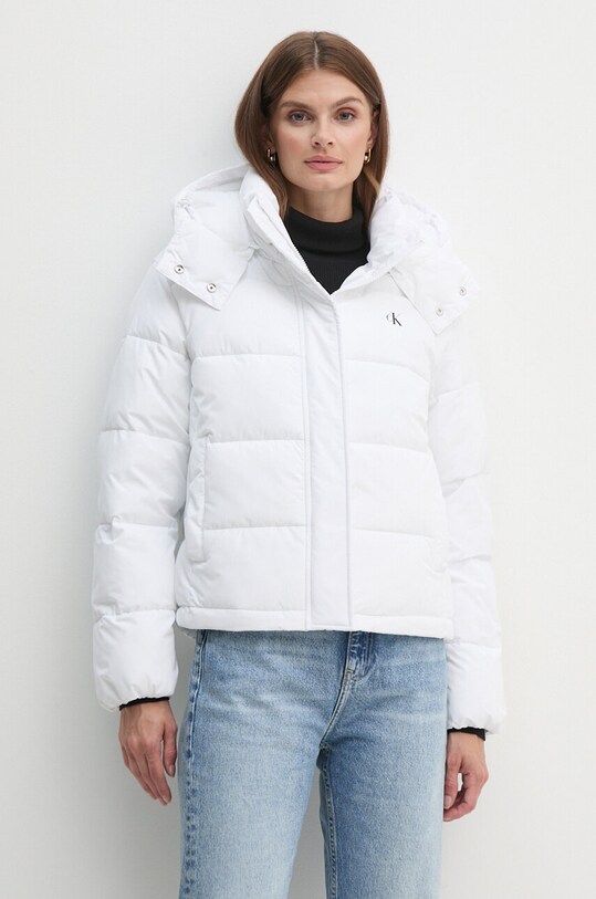Μπουφάν Calvin Klein Jeans άλλο λευκό J20J224119