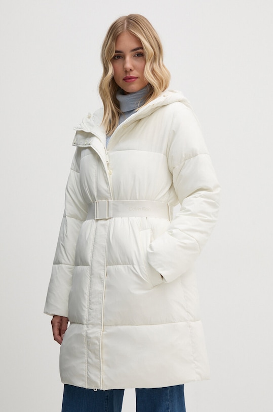 Bunda Calvin Klein Jeans s podšívkou bílá J20J224122