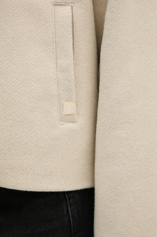 Calvin Klein Jeans płaszcz wełniany J20J224128