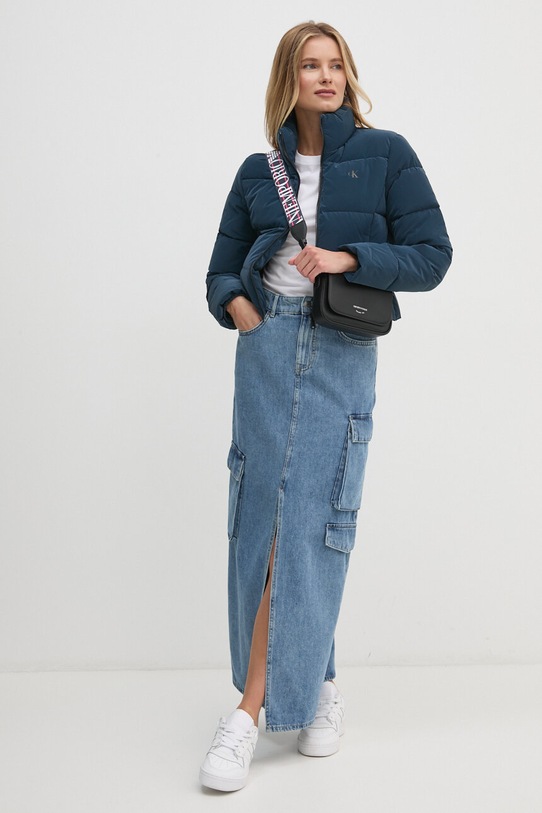 Calvin Klein Jeans kurtka J20J224428 niebieski AW24