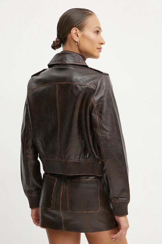 Oblečení Kožená bunda MICHAEL Michael Kors MF420FMF24 hnědá