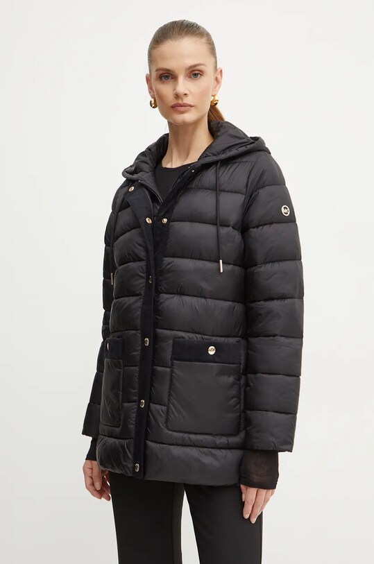 Куртка MICHAEL Michael Kors з капюшоном чорний 77B6682M42
