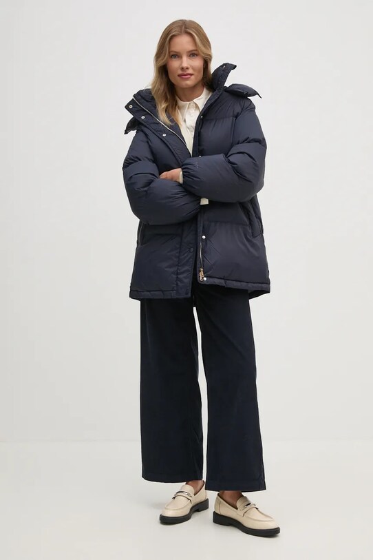 Пухова куртка Gant 4700347 темно-синій AW24