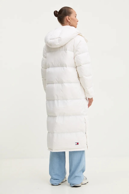 Oblečení Péřová bunda Tommy Jeans DW0DW18860 bílá