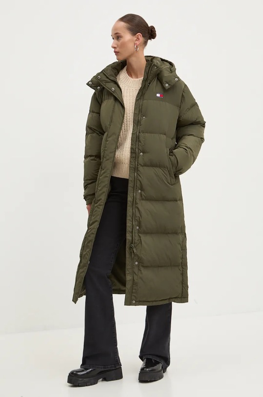 Oblečení Péřová bunda Tommy Jeans DW0DW18860 zelená