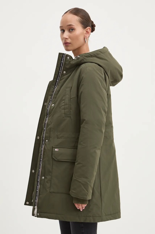 Bunda Tommy Jeans zelená DW0DW18866