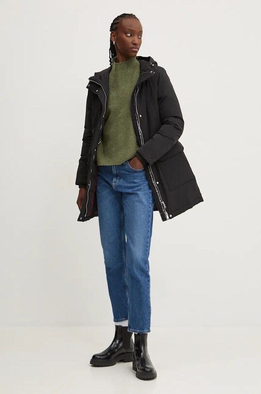 Tommy Jeans geaca DW0DW18866 negru AW24