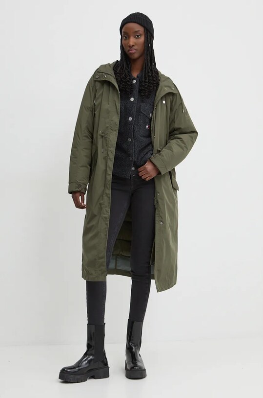 Tommy Jeans kurtka DW0DW19693 zielony AW24