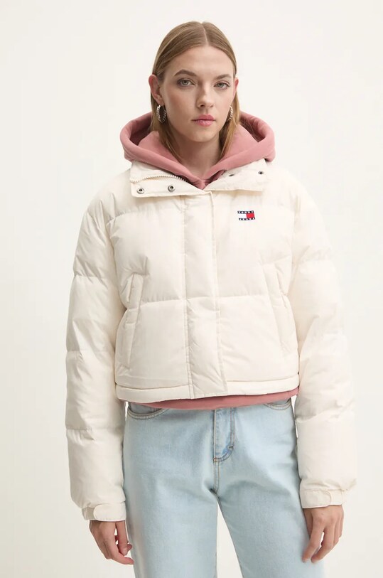 Пухова куртка Tommy Jeans інші бежевий DW0DW18820