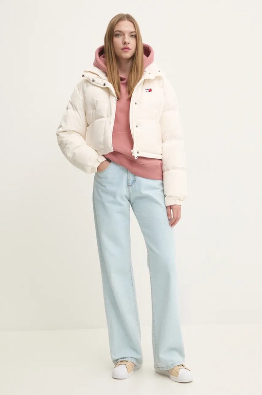 Пухова куртка Tommy Jeans DW0DW18820 бежевий AW24
