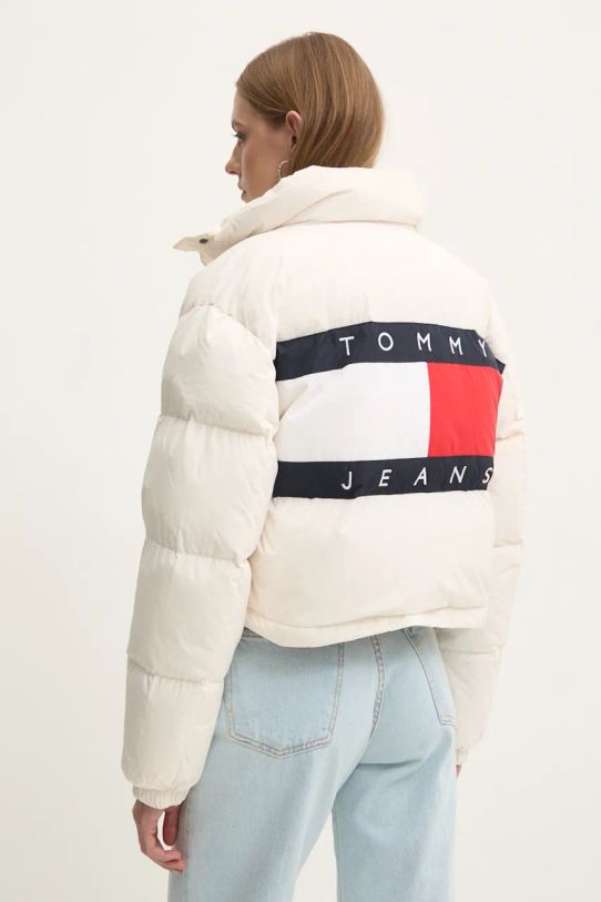 Odzież Tommy Jeans kurtka puchowa DW0DW18820 beżowy