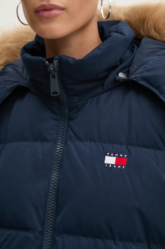 Пухено яке Tommy Jeans DW0DW18821 тъмносин