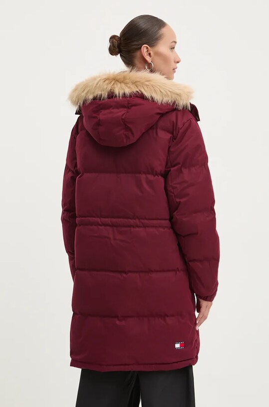 Îmbrăcăminte Tommy Jeans geaca de puf DW0DW18821 burgundia