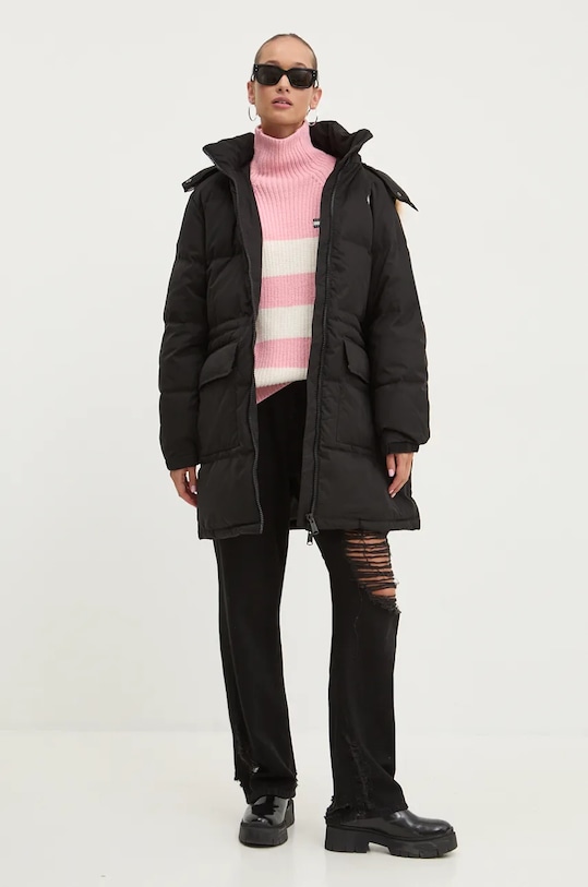 Tommy Jeans geaca de puf DW0DW18821 negru AW24