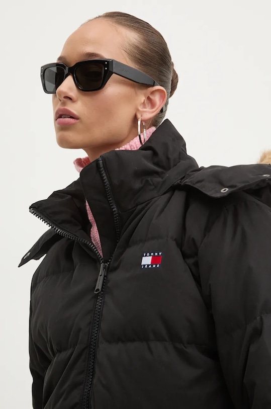 Tommy Jeans geaca de puf negru DW0DW18821