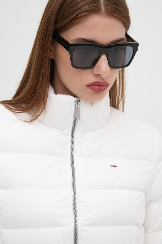 Μπουφάν με επένδυση από πούπουλα Tommy Jeans DW0DW18826 λευκό