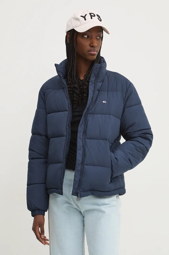 Tommy Jeans geaca cu captuseala bleumarin DW0DW18827