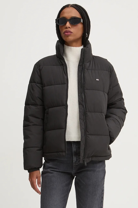 Куртка Tommy Jeans з підкладкою чорний DW0DW18827