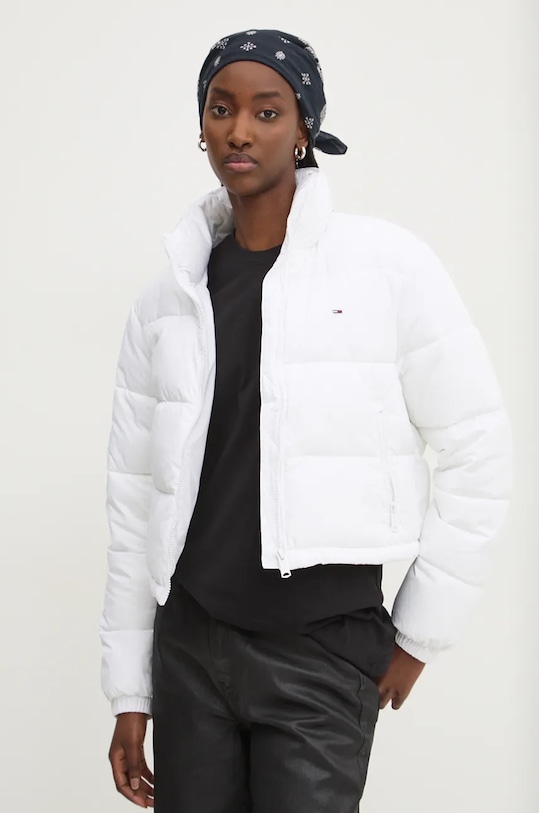 Tommy Jeans kurtka bez kaptura biały DW0DW18828