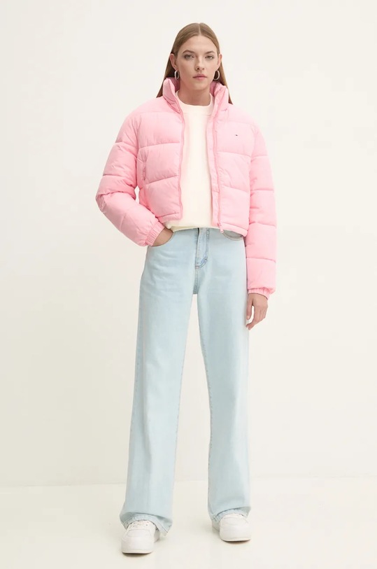 Bunda Tommy Jeans DW0DW18828 růžová AW24