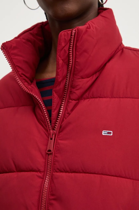 Bunda Tommy Jeans DW0DW18828 burgundské