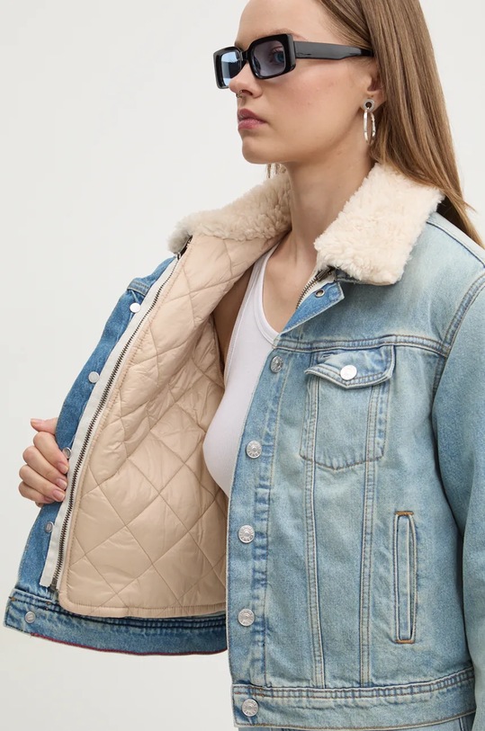 Rifľová bunda Tommy Jeans DW0DW19631