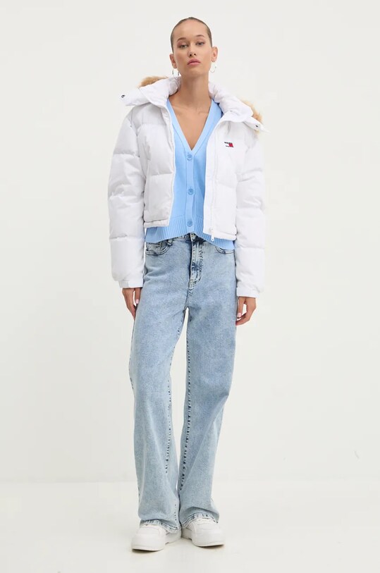 Tommy Jeans kurtka DW0DW19687 biały AW24