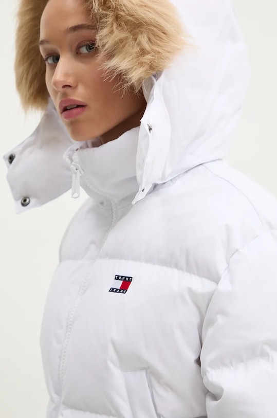 Tommy Jeans geaca alb DW0DW19687