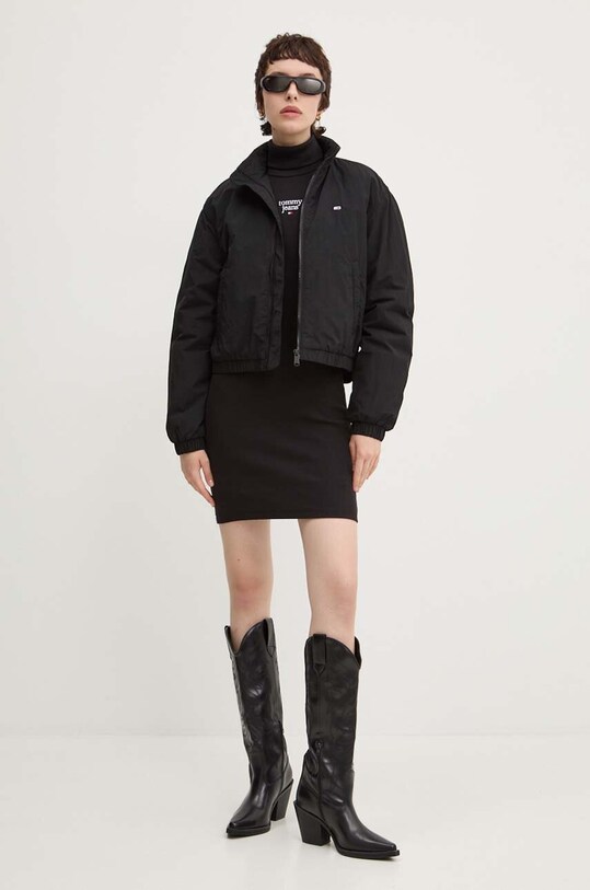 Bunda Tommy Jeans DW0DW19688 čierna AW24
