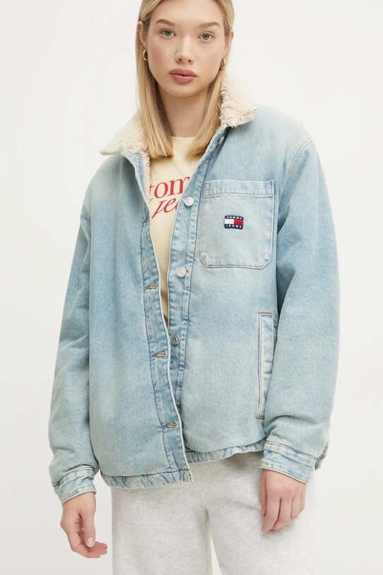 Džínová bunda Tommy Jeans DW0DW19823 modrá