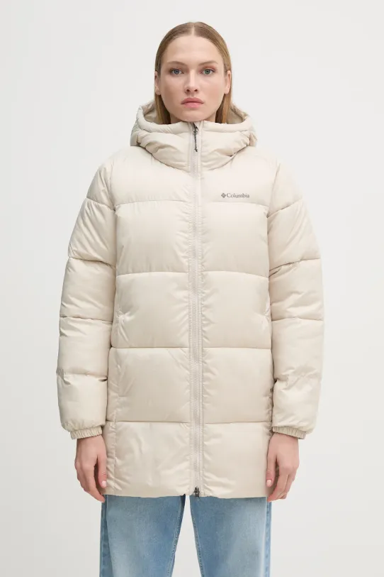 Bunda Columbia Puffect II Mid iný béžová 2088471
