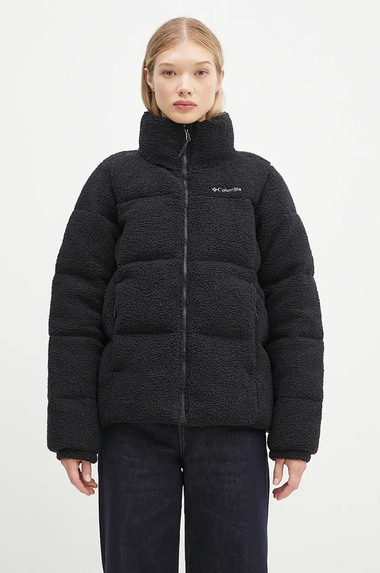 Columbia kurtka Puffect Sherpa bez kaptura czarny 2089231
