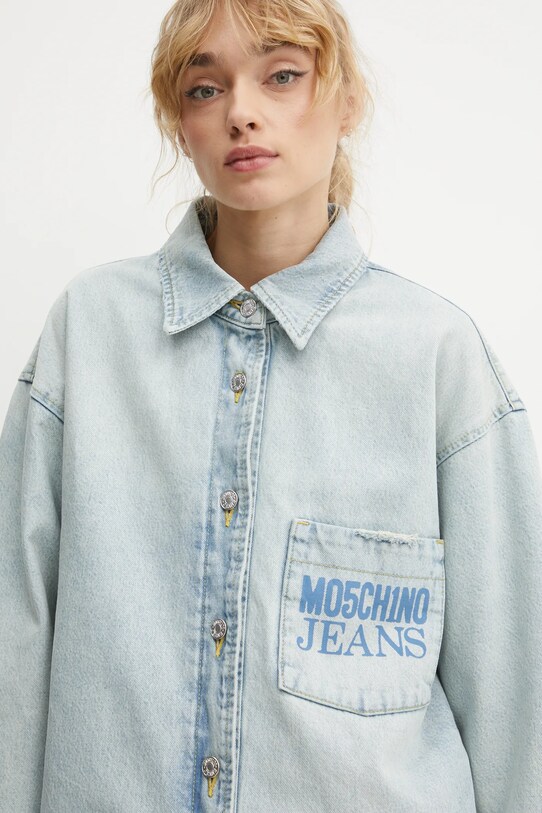 Джинсова куртка Moschino Jeans 0508.8720 блакитний