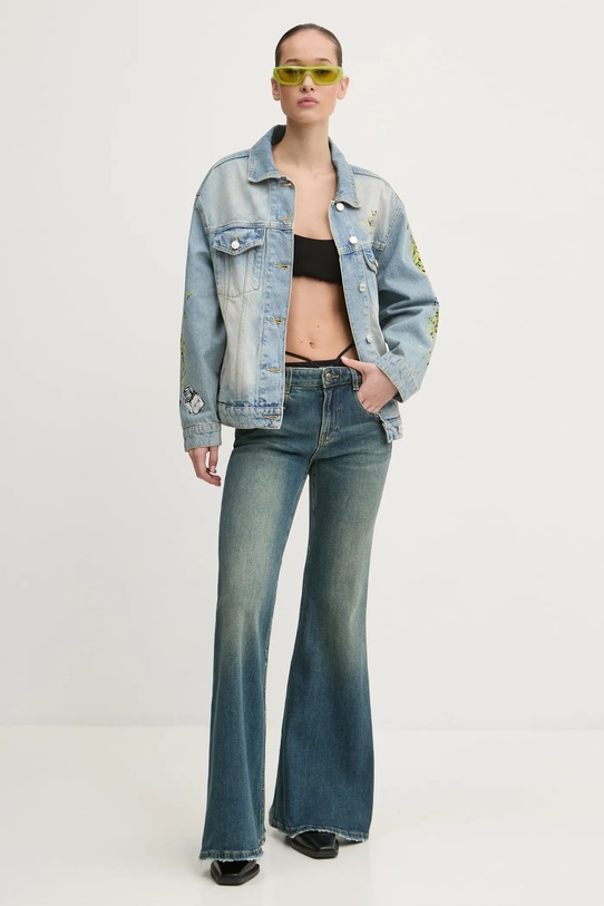Джинсова куртка Moschino Jeans 0516.8720 блакитний AW24